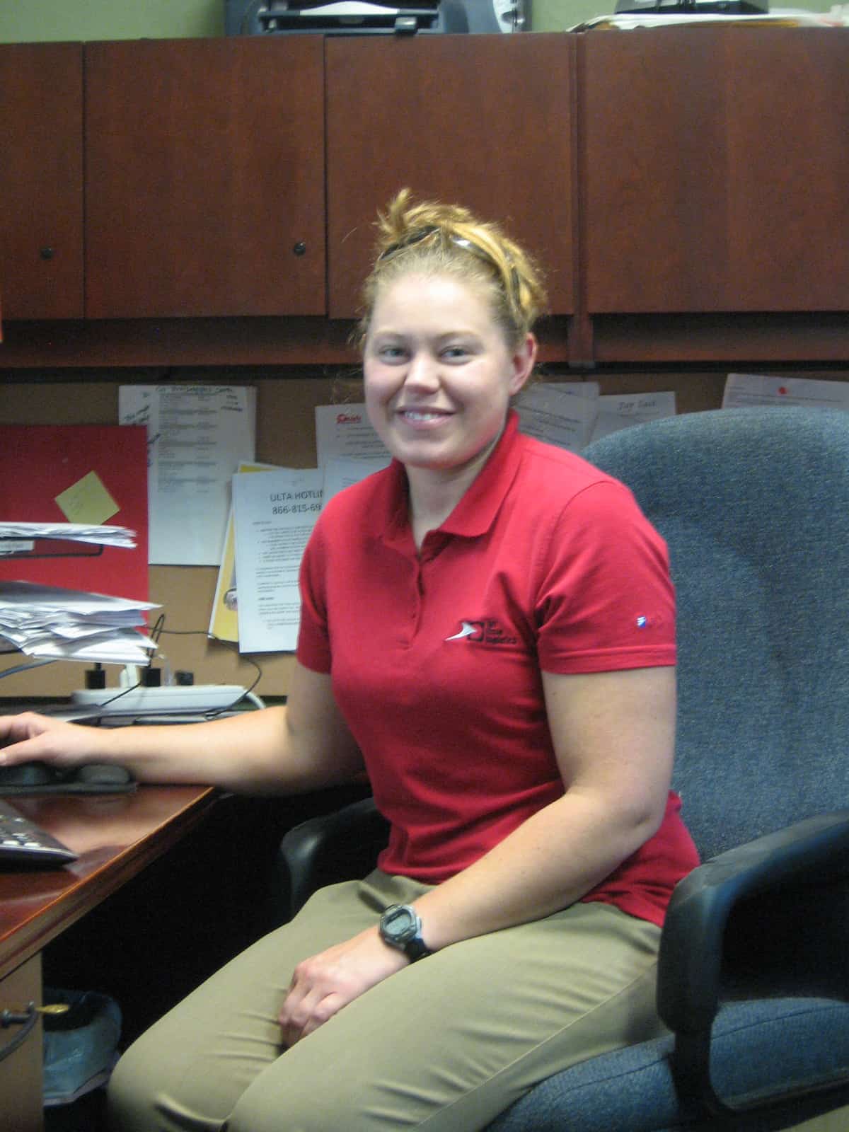 Anne is the first line of communication for the drivers and also works closely with customers. 