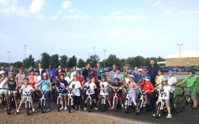 The logistics of teaching healthy living in schools through bikes